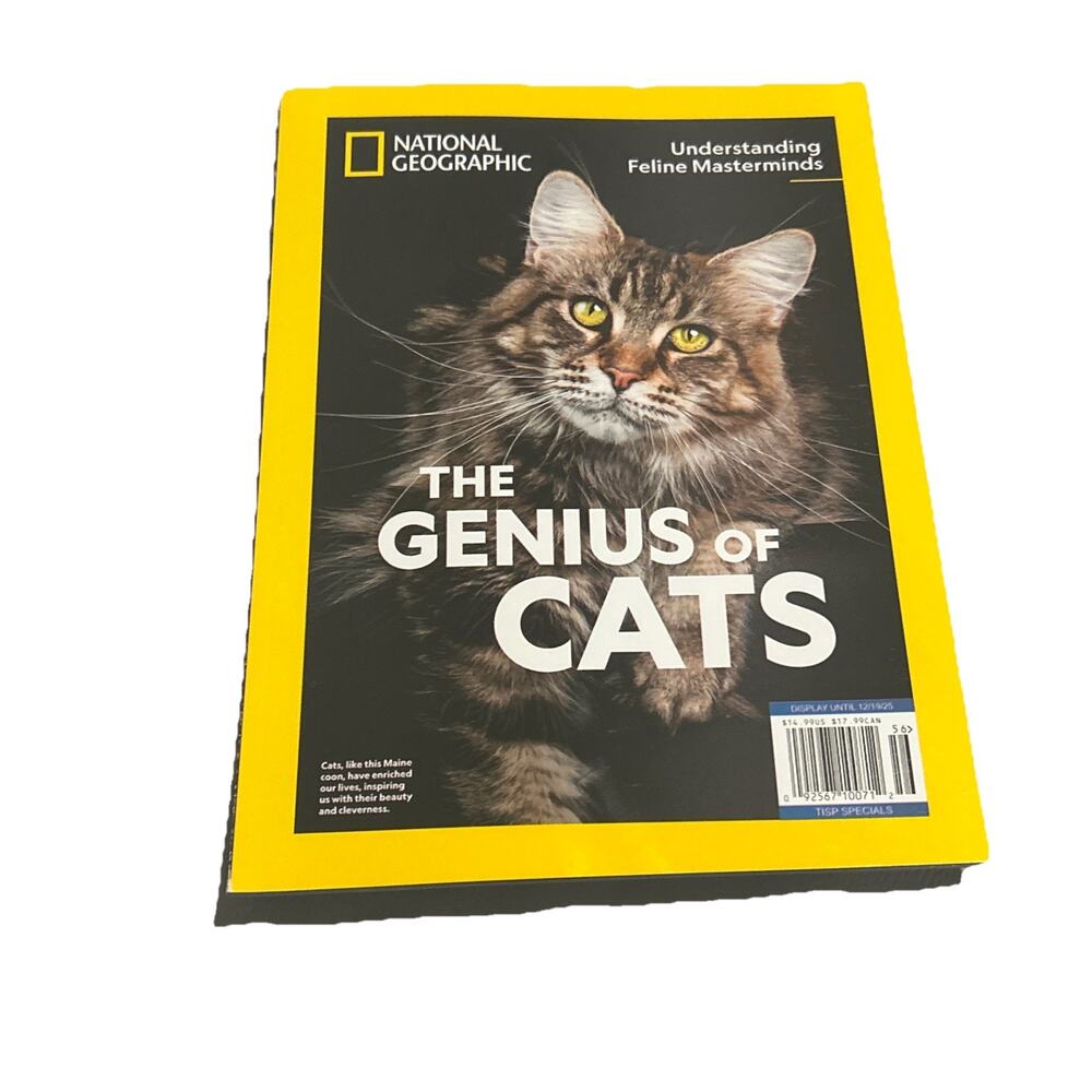 National Geographic December 2025 Magazine The Genius of cats Feline mastermind